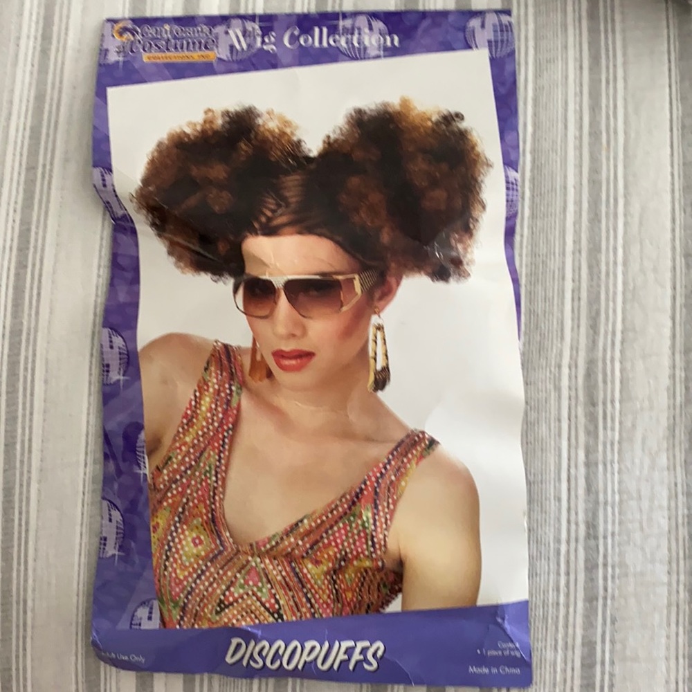 California Costume Collections Discopuffs Wig